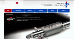 Desktop Screenshot of particleinstruments.com